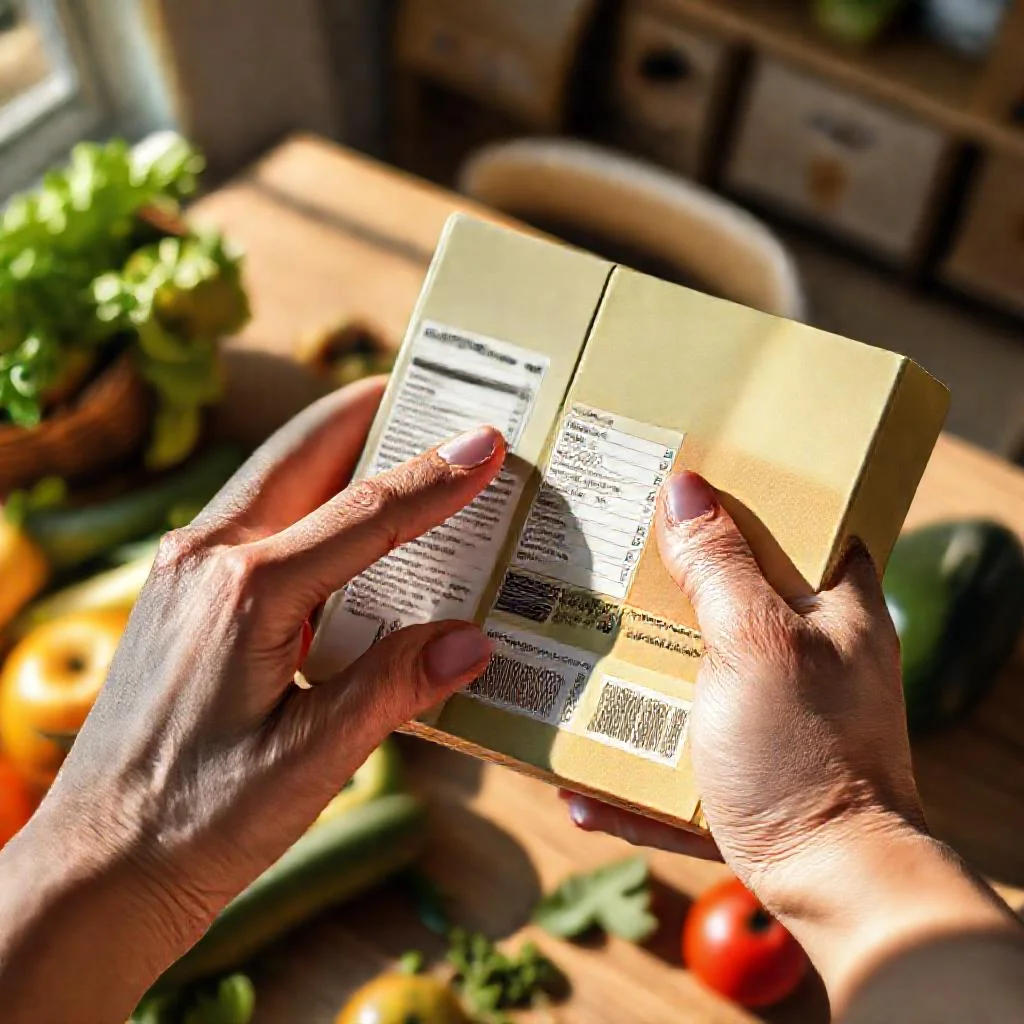 Иллюстрация к статье: Как выбрать безопасные продукты: читаем этикетки вместе.