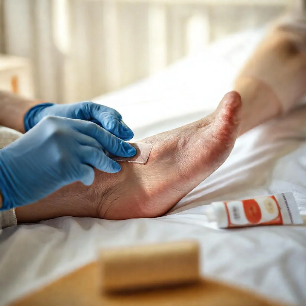как лечить пролежни у лежачих больных в домашних условиях мази и пластыри Иллюстрация к статье: как лечить пролежни у лежачих больных в домашних условиях мази и пластыри