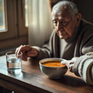 Фото по теме: что делать если пожилой человек отказывается от еды и воды как накормить